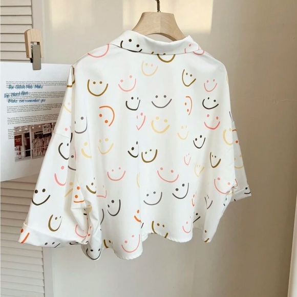 Fun Smiley Crop Top! 😃 - Picture 2 of 9